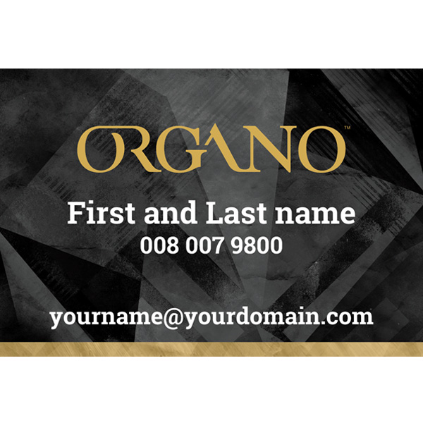 Personalized Organo Car Magnet BLACK (14x22)